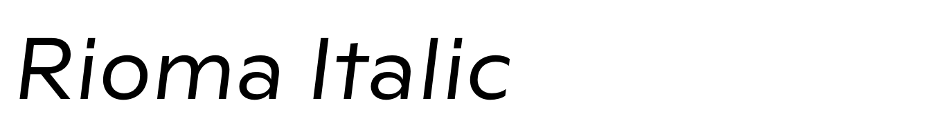 Rioma Italic